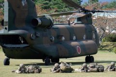 595c日本陆上自卫队首次在日本国内与英国陆军实施联合训练